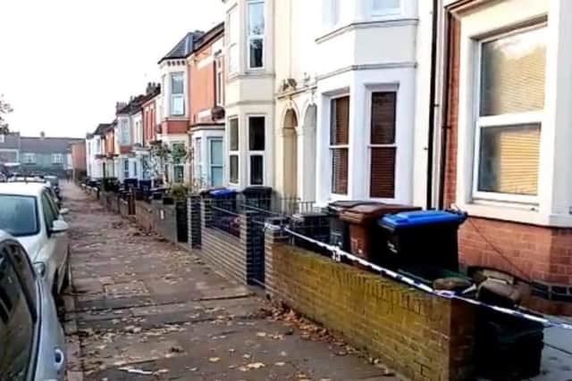 A house in Stimpson Avenue has been cordoned off following the stabbing on Tuesday night