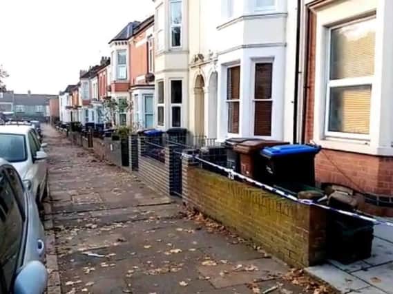 A house in Stimpson Avenue has been cordoned off following the stabbing on Tuesday night