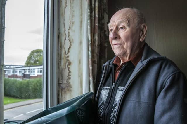 John Pickford has been asking for help for four years. Since the Chron stepped in NPH have said they will now help. Pictures taken by Kirsty Edmonds.