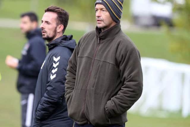 Colin Calderwood was in attendance when Cobblers and Cambridge face each other in a recent behind-closed-doors friendly at Moulton College. Picture: Pete Norton