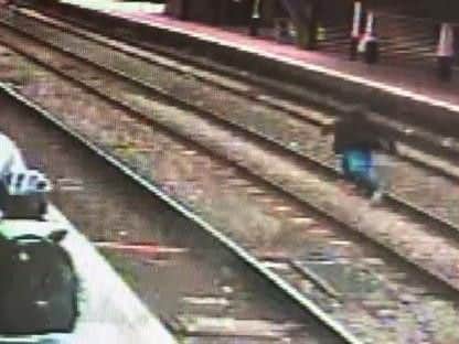 Picture released by British Transport Police.