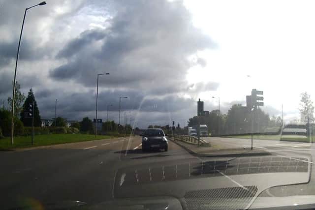 The Nissan driver drove on the wrong carriageway into the path of oncoming vehicles.