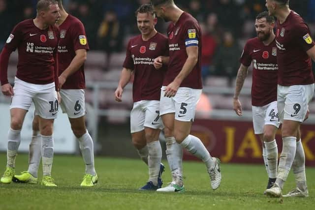 The Cobblers claimed a third straight win at the weekend
