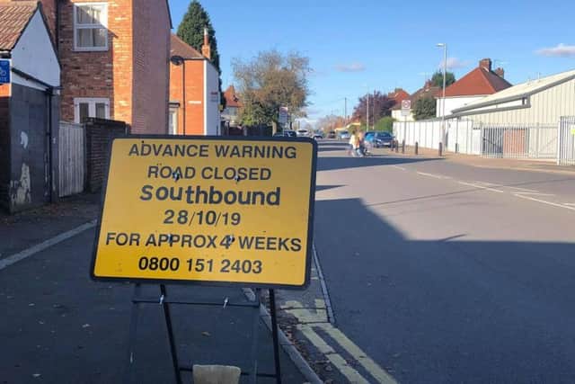Gladstone Road will be closed southbound for around four week. (Photo: Cllr Gareth Eales)