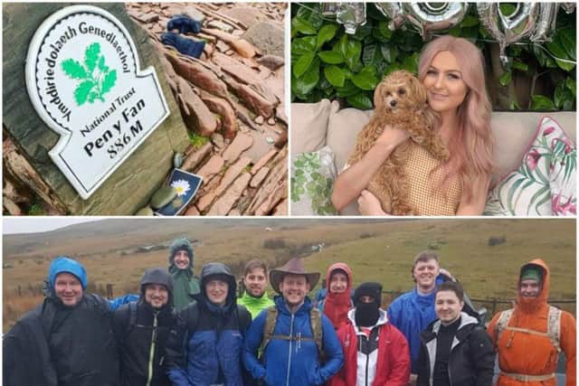 A team of co-workers ran up, over and then back over the Pen Y Fan summit for charity.