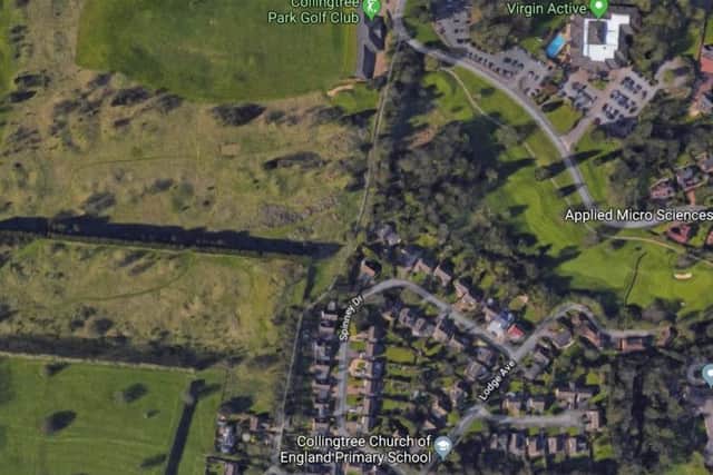 The path is between Collingtree and Collingtree Park. Photo: Google