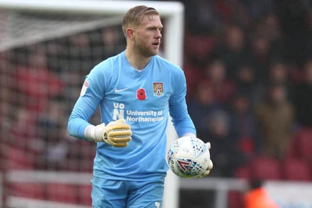 Goalkeeper David Cornell has helped the Cobblers to three successive clean sheets (Picture: Pete Norton)