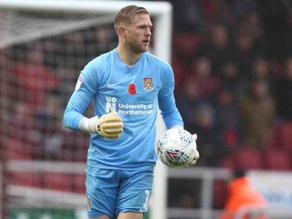 Goalkeeper David Cornell has helped the Cobblers to three successive clean sheets (Picture: Pete Norton)