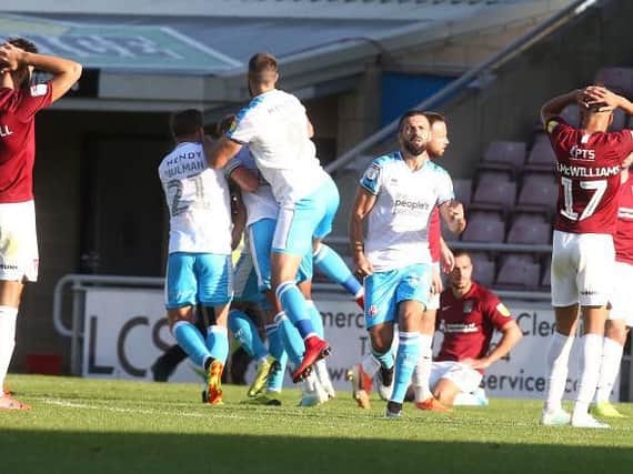 The Cobblers condeded a last-gasp equaliser against Crawley, having at one point led 2-0 (Picture: Pete Norton)