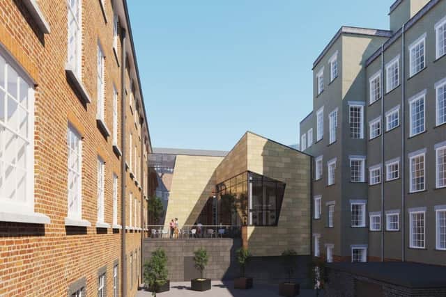 This is how the museum is set to look upon completion. Picture supplied by GSSArchitecture.