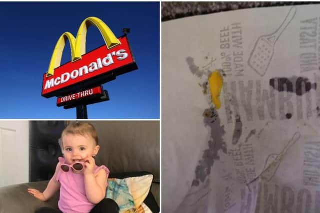 Dairy intolerant Brooke Millar was served a cheeseburger in a hamburger wrapper. Photos: Getty Images and Daniella Millar