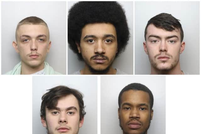 Clockwide from top left: Adison Smith; Jordan Crowley; Alfie Drage; Ethan Stirling; and Cameron Higgs.