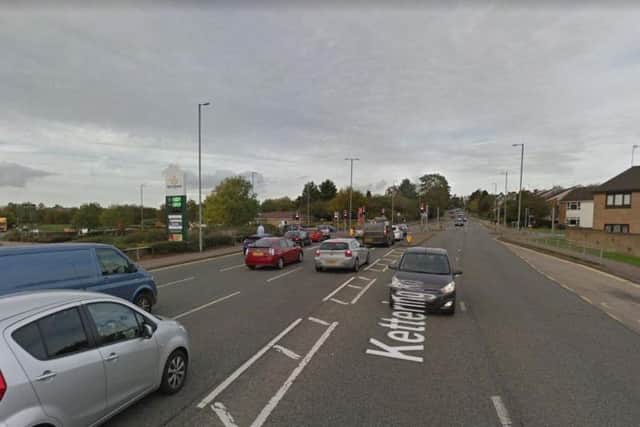 The car was reportedly chased on Kettering Road, near Morrisons. Photo: Google