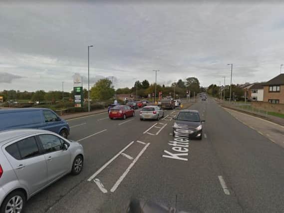 The car was reportedly chased on Kettering Road, near Morrisons. Photo: Google