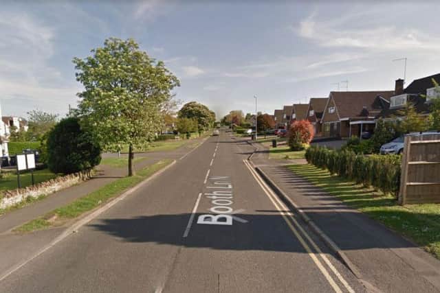 The incident was in a shop in Booth Lane North. Photo: Google