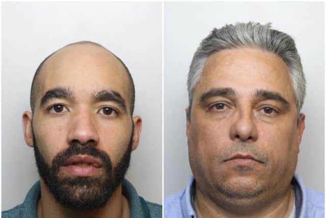Liam Downes (left) and Robert Savu. Photos: Northamptonshire Police
