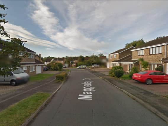 The car crashed into a house on Mapperley Drive, Northampton. Photo: Google