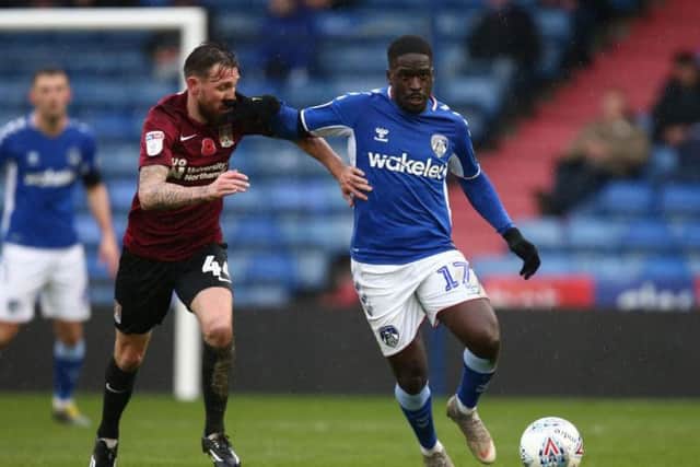 Cobblers spent 80 minutes ahead at Oldham on Saturday but still only managed a draw.