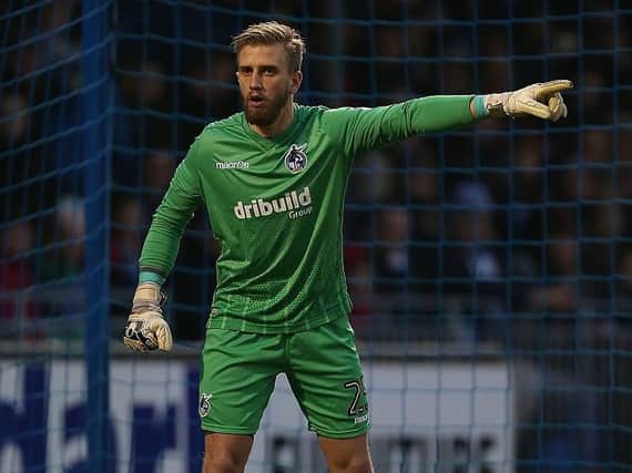 Chippenham Town goalkeeper Will Puddy played for Bristol Rovers in their 5-0 hammering of Rob Page's Northampton team in January, 2017