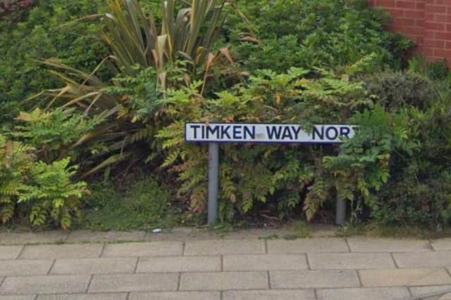 Two boys were robbed by a large gang of over 10 teenagers on Timken Way North.