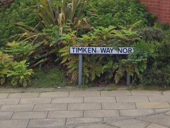 Two boys were robbed by a large gang of over 10 teenagers on Timken Way North.
