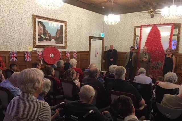 The event was attended by Mayor Nazim Choudary and president Bill Rose of the Loyal British Legion.