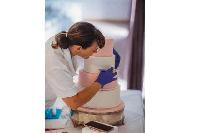 Diane runs her decorating business out of her home kitchen in Kingsthorpe.