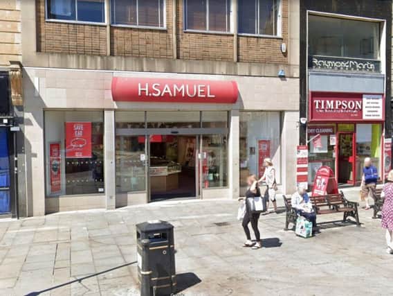 A plan has been submitted to open a restaurant in the Drapery - but it seems it would be in place of H Samuel jewellers.