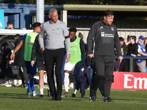 An upset never looked on the cards for Keith Curle's team at Hardenhuish Park on Sunday. Picture: Pete Norton