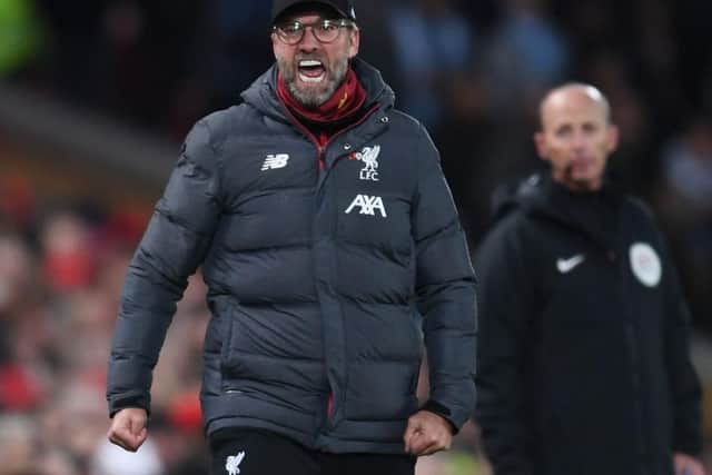 Jurgen Klopp and Liverpool are eight points clear at the top of the Premier League