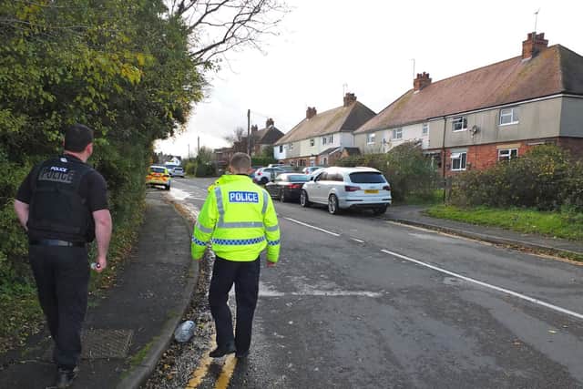 Northamptonshire Police were called to the incident off the A5.
