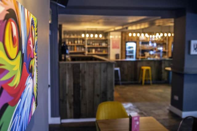 The bar has been given a fresh look now the new owners took over.