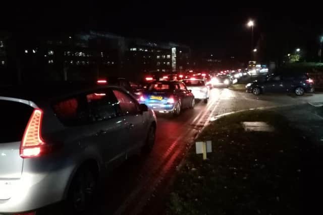 Cars have often been seen driving on the wrong side of the road in Pavillion Drive at 5.30pm to get round other motorists queuing to get on the A45 westbound.