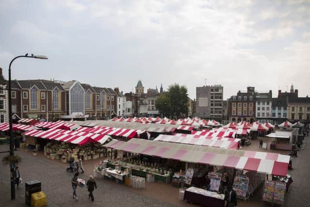 The borough council is looking at how to improve the fortunes of the market square