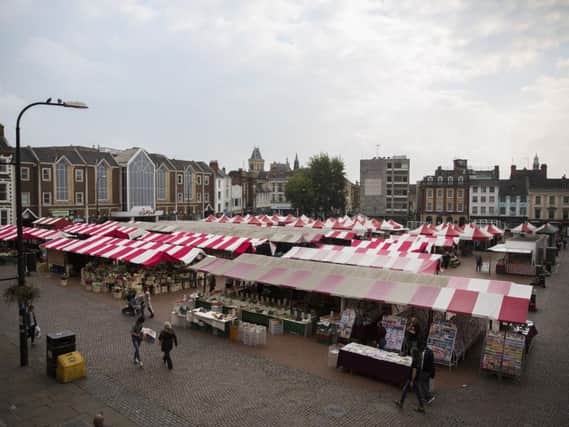 The borough council is looking at how to improve the fortunes of the market square