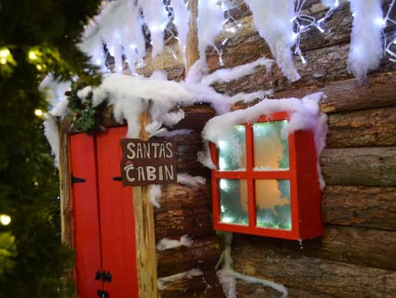 Santa's cabin will be at the shopping centre right up until Christmas Eve.