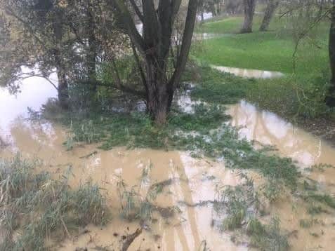 River levels are continuing to rise. Pictures via Lewis Horne