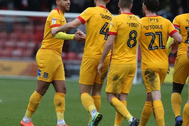 Daniel Powell scored for the Cobblers in both games against Crewe last season, but he left to join David Artell's club in the summer.