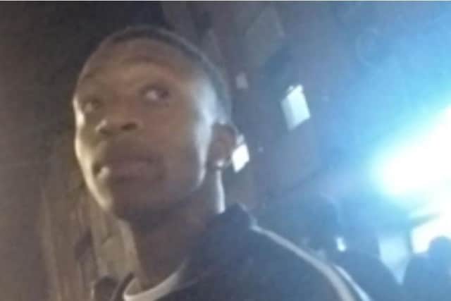 The man in the image or anyone who recognises him should call Northamptonshire Police on 101.
