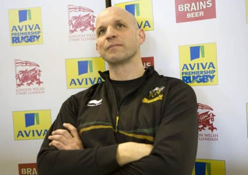 SATISFIED - Saints director of rugby Jim Mallinder