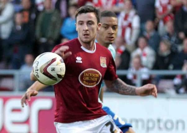 RELAXED - Cobblers striker Roy O'Donovan
