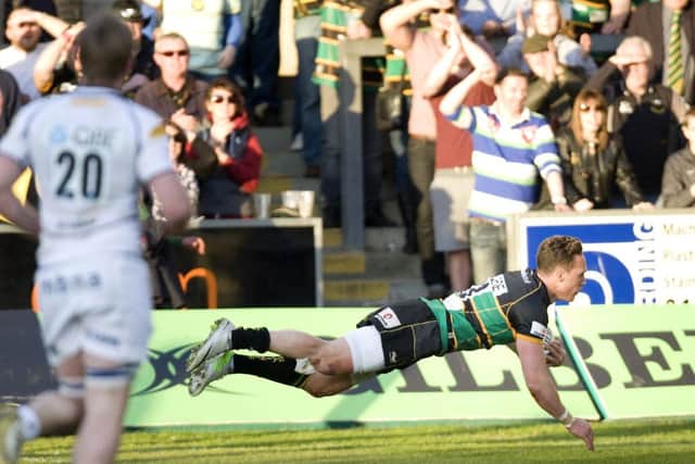 CENTRE STAGE - James Wilson scored two tries from centre against Sale and will start there again against Saracens (picture by Linda Dawson)