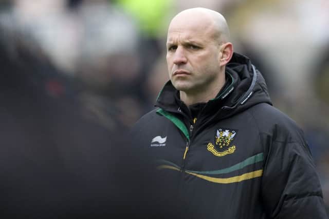 BE CONFIDENT - Jim Mallinder has urged his Saints players to believe they can beat Saracens (picture by Linda Dawson)