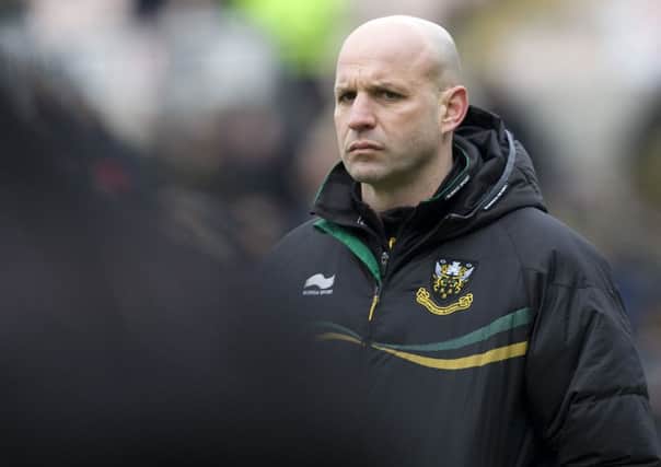 BE CONFIDENT - Jim Mallinder has urged his Saints players to believe they can beat Saracens (picture by Linda Dawson)