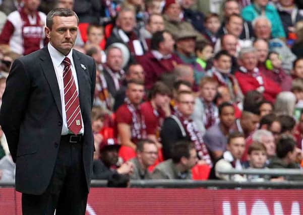 AWAY-DAY WOES - Aidy Boothroyd watches his team lose to Bradford City at Wembley