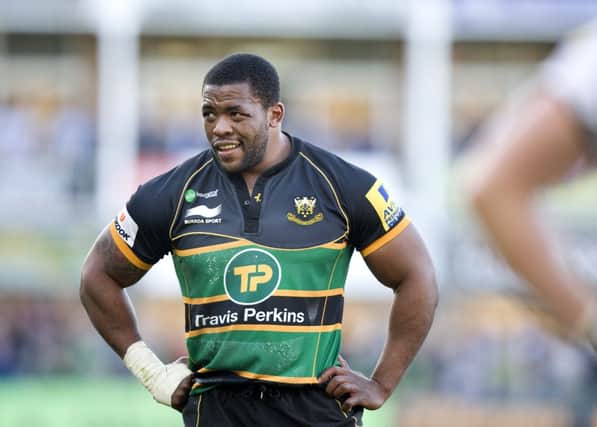 TIME TO TAME TIGERS - Brian Mujati says the Saints fans deserve a win against Leicester on Saturday (picture by Linda Dawson)