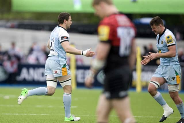 CHANGING PLACES - Phil Dowson takes the place of injury victim Calum Clark in Saturday's Premiership final (picture by Linda Dawson)