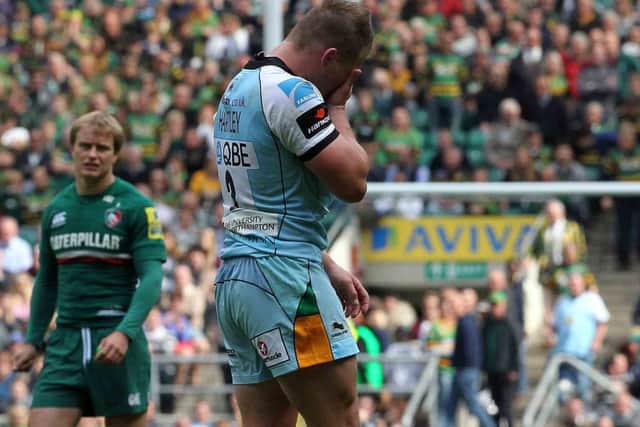 Aviva Premiership Rugby Final at Twickenham. Leicester Tigers V Northampton Saints.