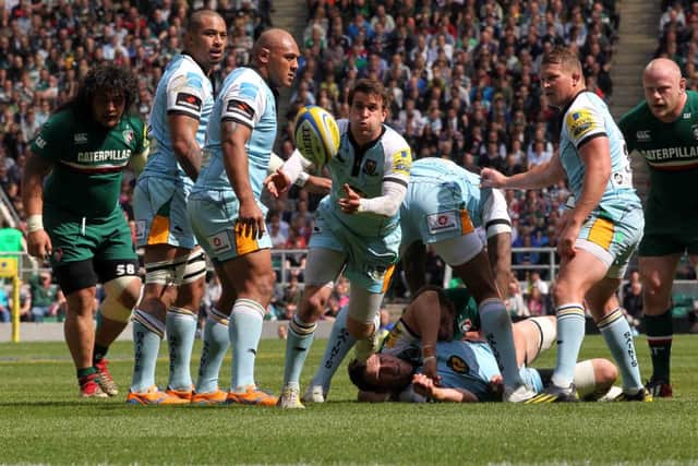 MAN ON A MISSION - Saints and England scrum-half Lee Dickson (picture by Sharon Lucey)