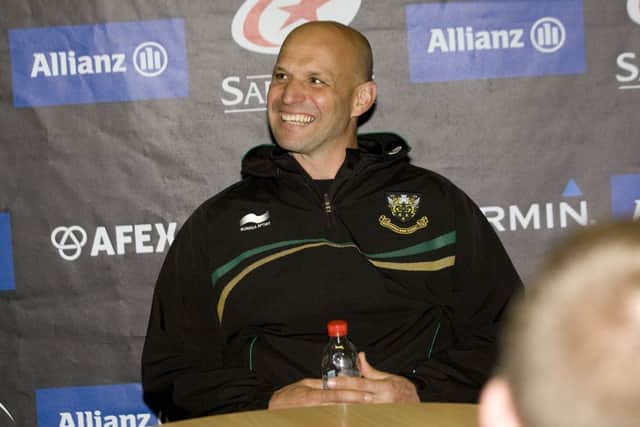 HAPPY MAN - Saints boss Jim Mallinder (piicture by Linda Dawson)